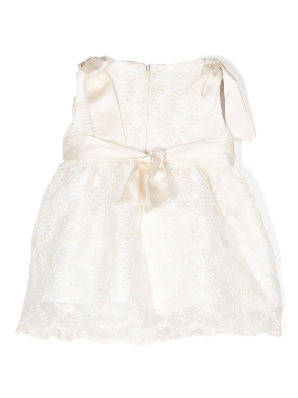 Set con abito in pizzo a fiori - Rubino Kids