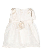 Set con abito in pizzo a fiori - Rubino Kids