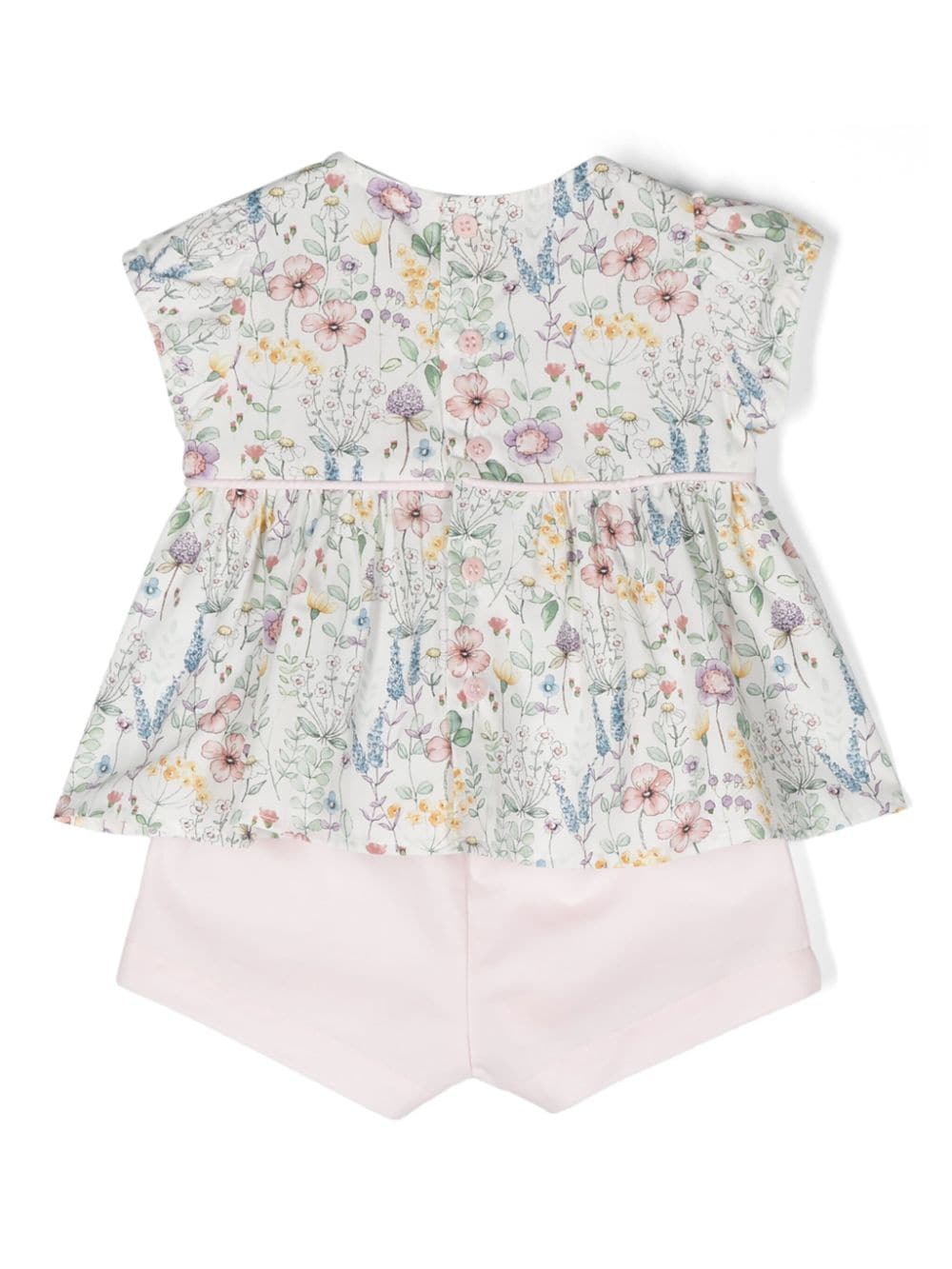 Set con shorts a fiori - Rubino Kids