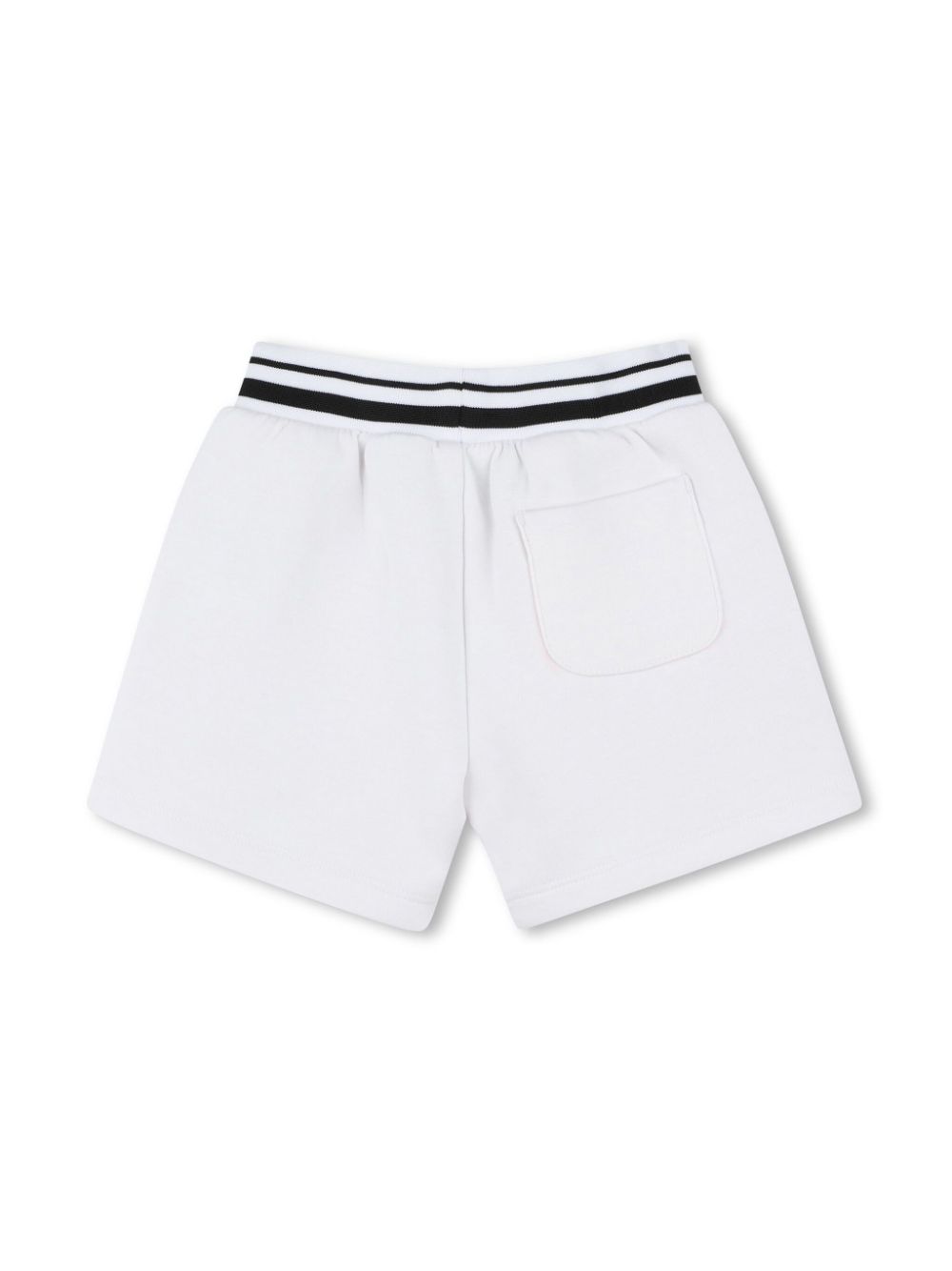 Set con shorts Ikonik Karl per neonato Karl Lagerfeld Kids blu con colletto a contrasto - Rubino Kids