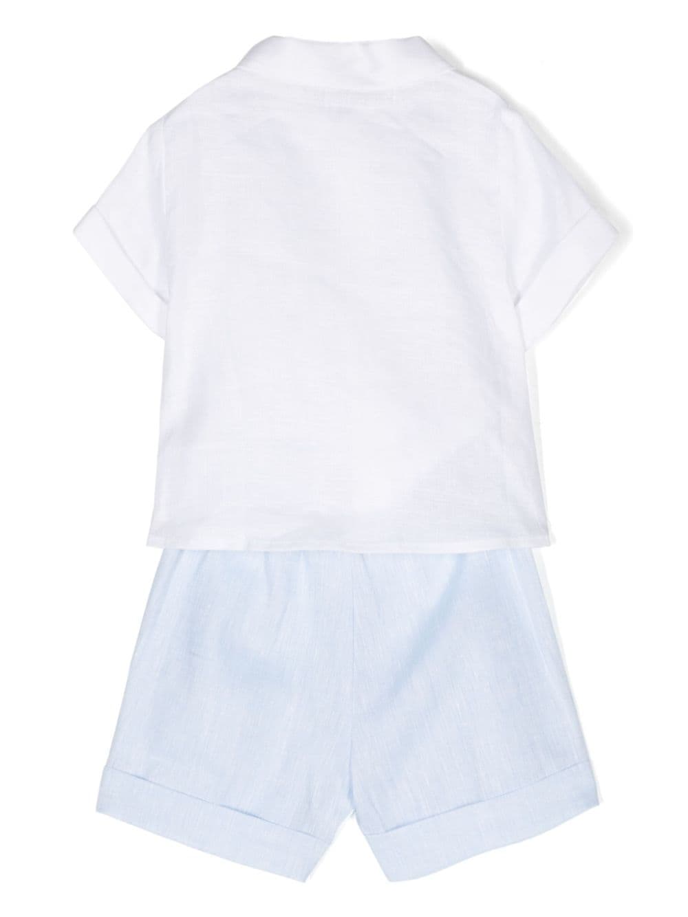 Set con shorts semi trasparente - Rubino Kids