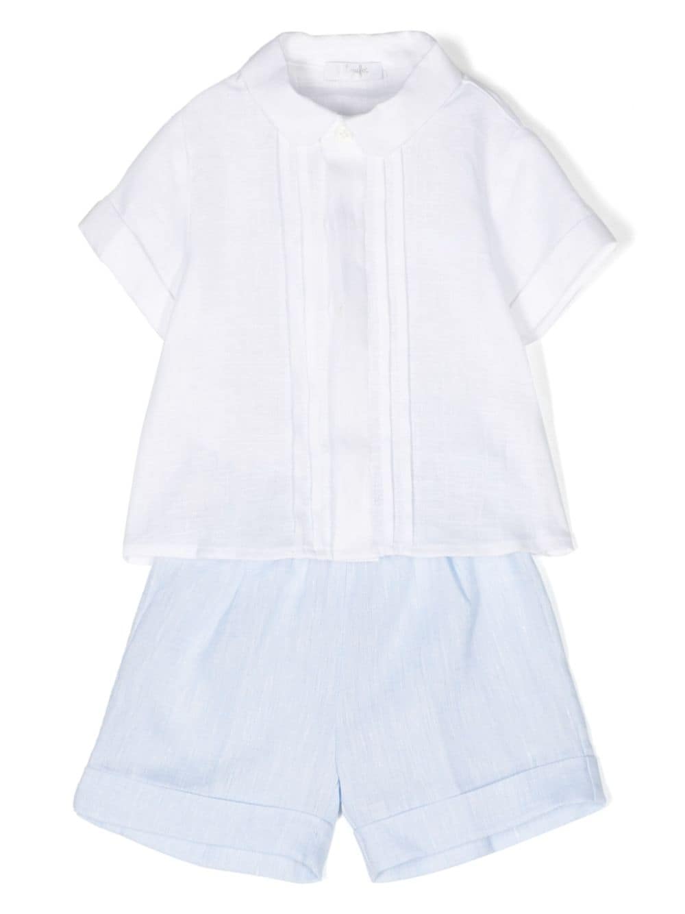 Set con shorts semi trasparente - Rubino Kids