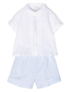 Set con shorts semi trasparente - Rubino Kids