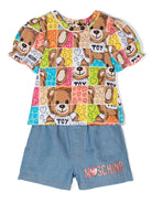 Set con shorts Teddy Bear - Rubino Kids