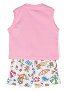 Set con shorts Teddy Bear - Rubino Kids