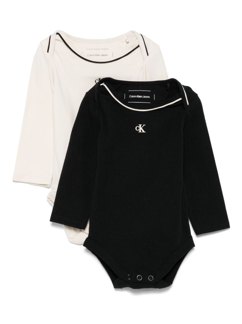 Set di 2 body con monogramma per neonata Calvin Klein Kids multicolor con chiusura con abbottonatura - Rubino Kids