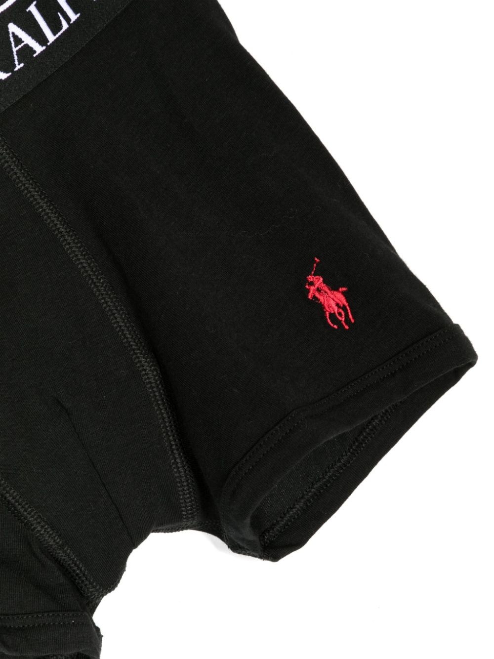 Set di 2 boxer per bambino Ralph Lauren Kids nero con motivo Polo Pony - Rubino Kids