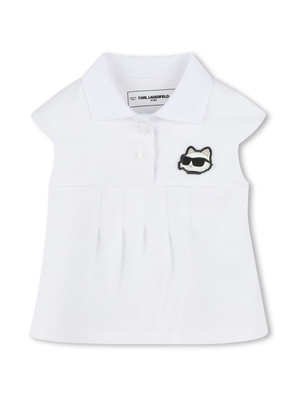 Set di 2 pezzi per neonata Karl Lagerfeld Kids bianco e nero in misto cotone organico - Rubino Kids