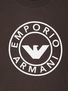 Set di 2 T-shirt con logo in rilievo per bambino Emporio Armani Kids multicolor con trama jersey - Rubino Kids