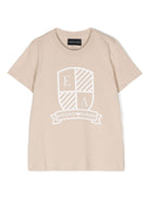 Set di 2 T-shirt con logo in rilievo per bambino Emporio Armani Kids multicolor con trama jersey - Rubino Kids