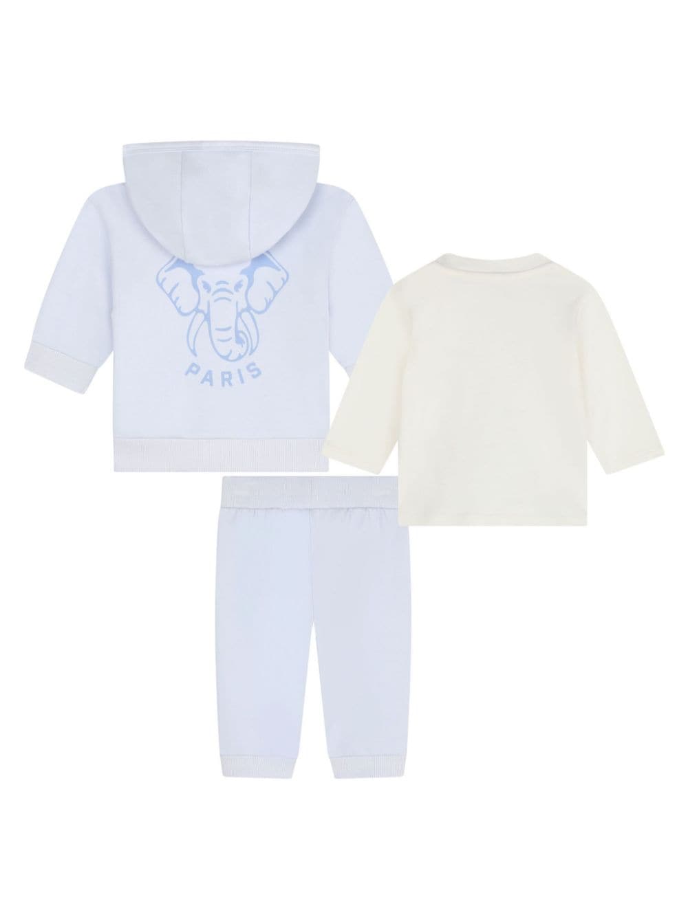 Set di 3 tute sportive con logo applicato - Rubino Kids