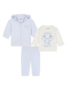 Set di 3 tute sportive con logo applicato - Rubino Kids