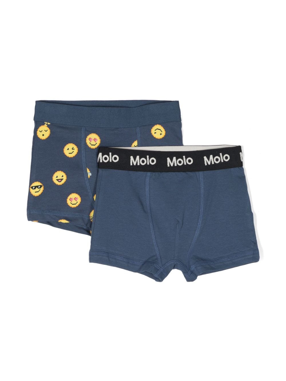 Set di boxer Justin per bambino Molo blu con stampa grafica all - over - Rubino Kids