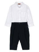Set di pantaloni con logo ricamato - Rubino Kids