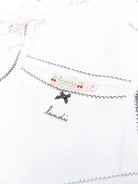 Set di sette canotte per neonata Bonpoint bianche con dettaglio fiocco - Rubino Kids