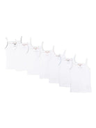 Set di sette canotte per neonata Bonpoint bianche con dettaglio fiocco - Rubino Kids