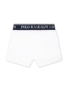 Set di tre boxer per bambino Polo Ralph Lauren Kids bianco con motivo Polo Pony - Rubino Kids