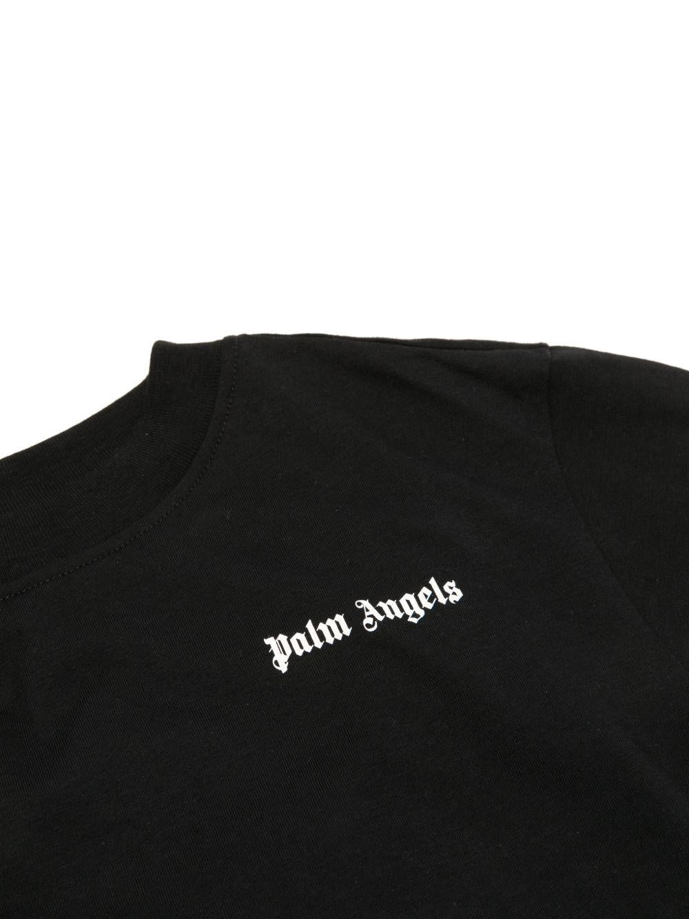 Set di tre t-shirt per bambino Palm Angels Kids multicolore con logo sul davanti - Rubino Kids