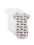 Set di tre tutine per neonati Petit Bateau multicolor con fantasie diverse - Rubino Kids