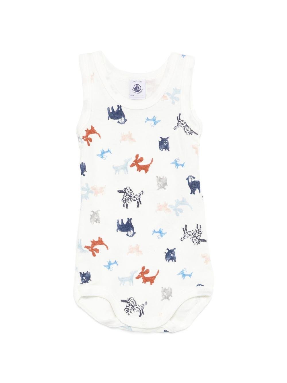 Set di tre tutine per neonato Petit Bateau multicolore con fantasie diverse - Rubino Kids