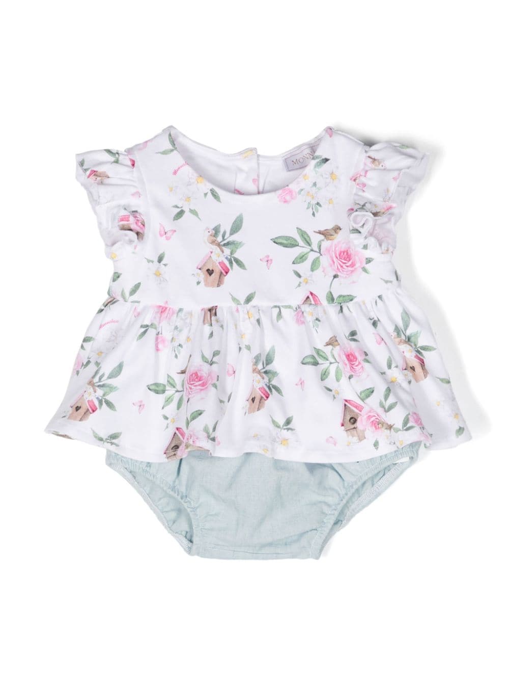 Set due pezzi a fiori - Rubino Kids