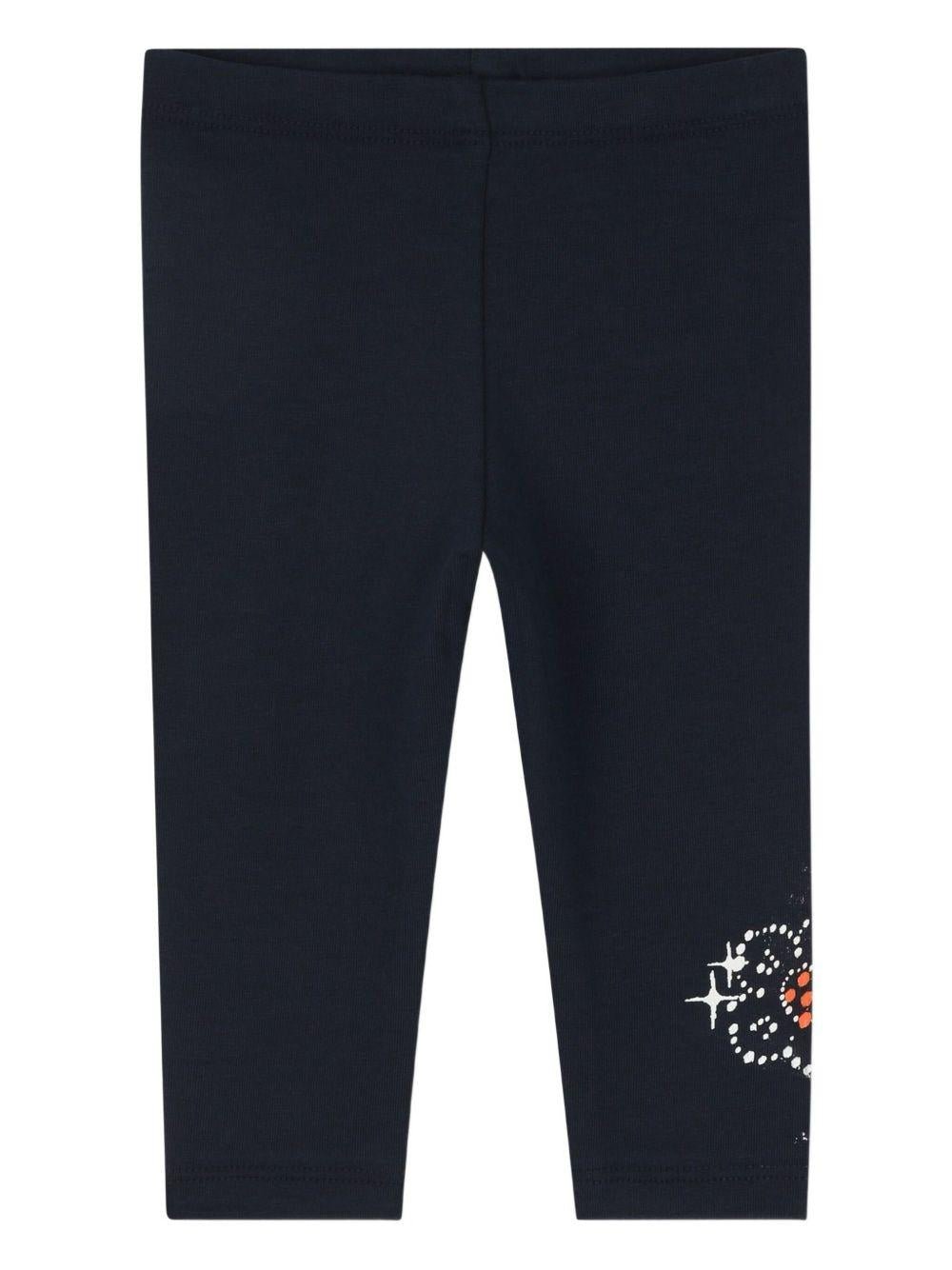 Set due pezzi per neonata Kenzo Kids blu a righe - Rubino Kids