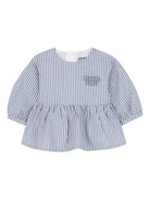 Set due pezzi per neonata Kenzo Kids blu a righe - Rubino Kids