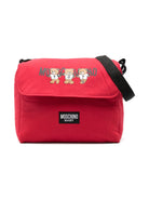 Set fasciatoio per neonati Moschino Kids rosso Teddy Bear con stampa - Rubino Kids