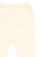 Set maglia con pantaloni per neonata Paz Rodriguez giallo con lavorazione in maglia a coste - Rubino Kids