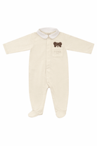 Set neonati Fendi Kids beige con ricamo FF - Rubino Kids