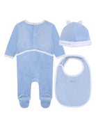 Set neonato Elephant Kenzo Kids azzurro con ricamo - Rubino Kids