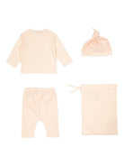 Set per neonati Fendi Kids rosa con motivo FF - Rubino Kids