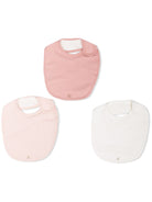 Set pettorina per neonata Bonpoint rosa con logo ricamato all'interno - Rubino Kids