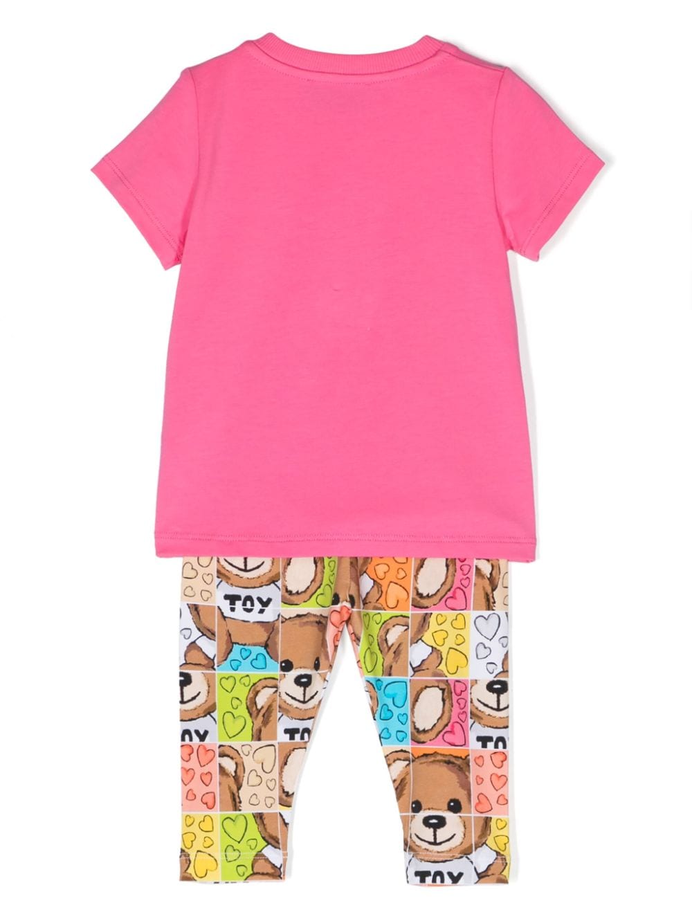 Set T-shirt e leggings con stampa - Rubino Kids