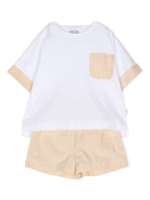 Set T - shirt e shorts a righe - Rubino Kids