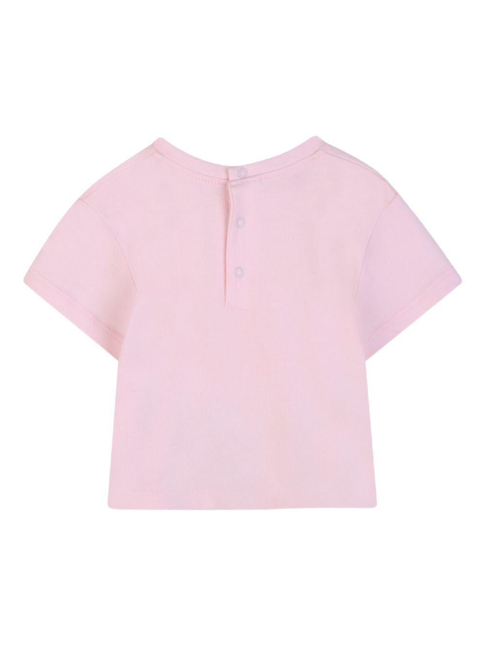 Set t-shirt e shorts per neonata BIllieblush rosa con stampa grafica - Rubino Kids