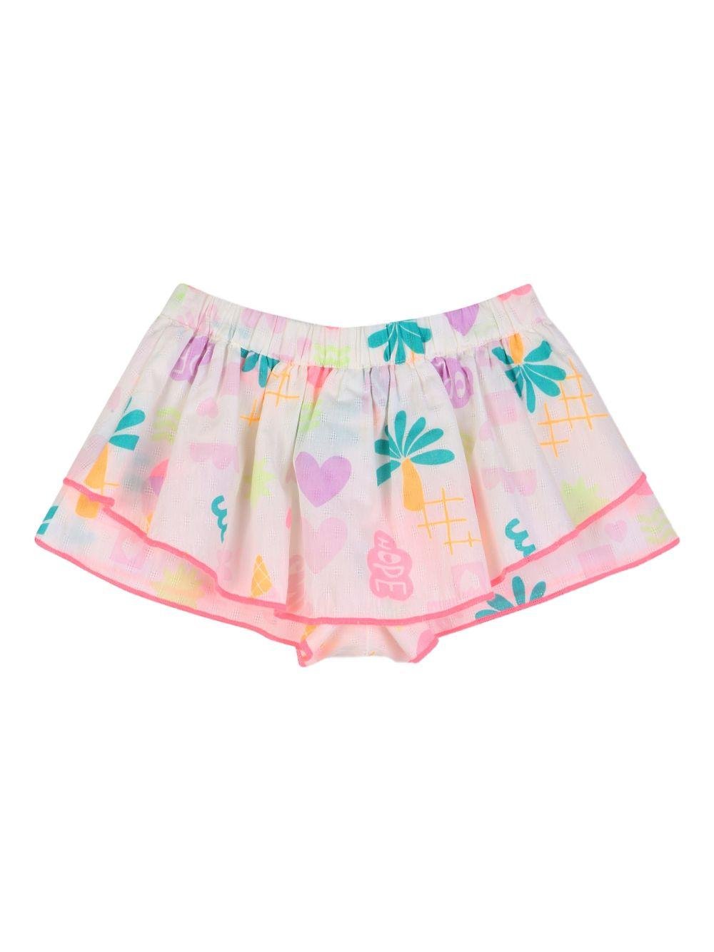 Set t-shirt e shorts per neonata BIllieblush rosa con stampa grafica - Rubino Kids