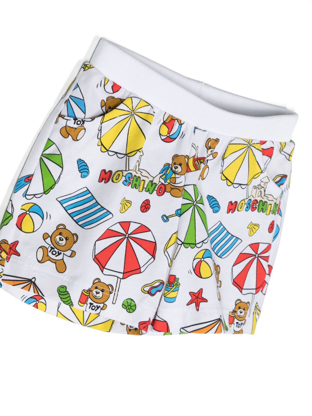 Set top e shorts con stampa illustrazione - Rubino Kids