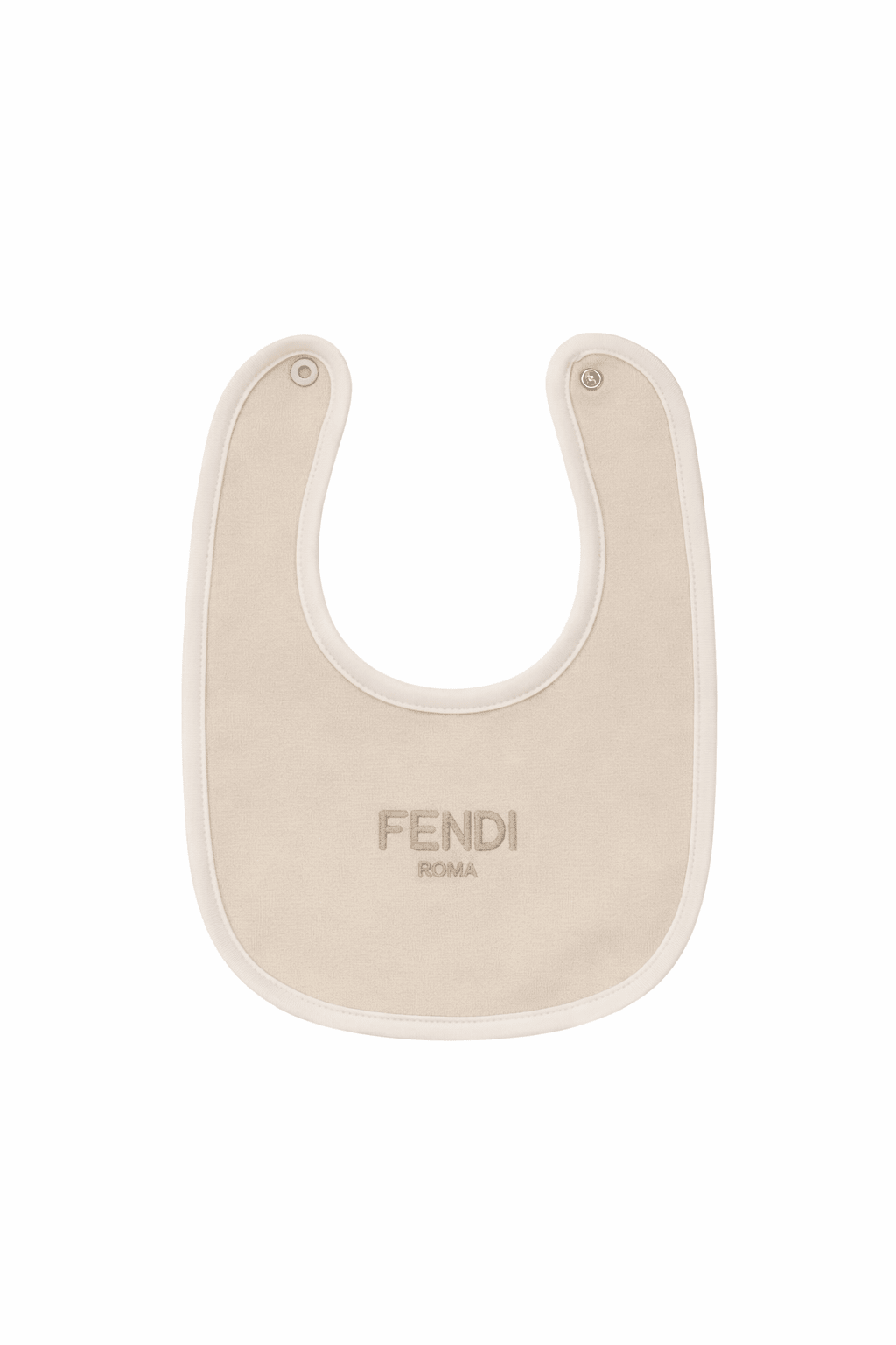 Set tre pezzi per neonata Fendi Kids beige con logo Fendi - Rubino Kids
