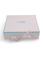 Set tre pezzi per neonati Fendi Kids beige con stampa Cavallino Fendi - Rubino Kids