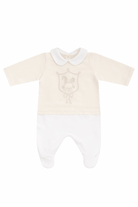 Set tre pezzi per neonati Fendi Kids beige con stampa Cavallino Fendi - Rubino Kids