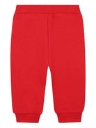 Set tuta sportiva per neonato Kenzo Kids rosso con logo - Rubino Kids