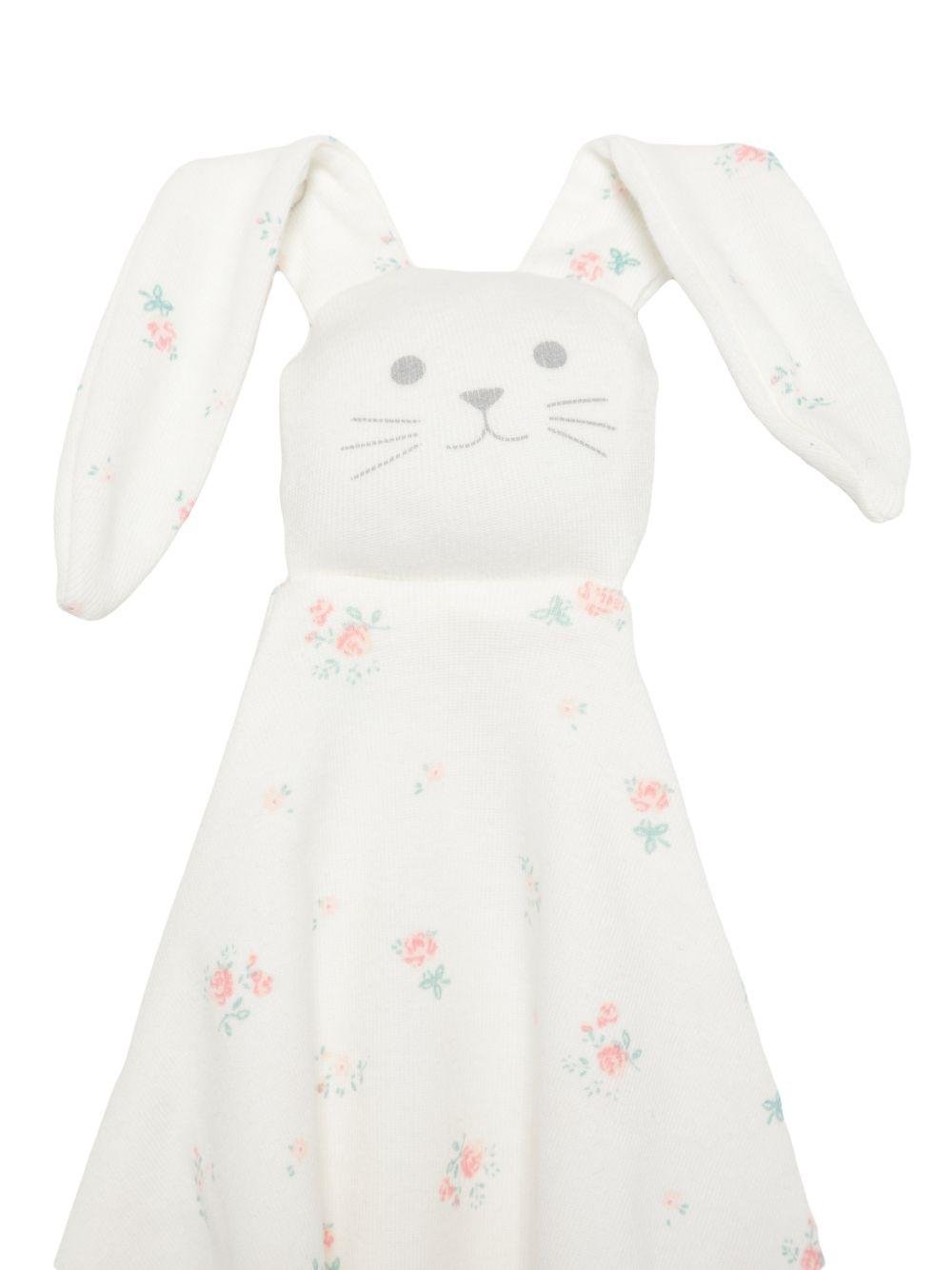 Set tutina cappello e doudou per neonati Petit Bateau bianco con stampa floreale - Rubino Kids