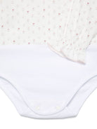 Set tutina con stampa floreale per neonata La Stupenderia rosa con colletto a balze - Rubino Kids