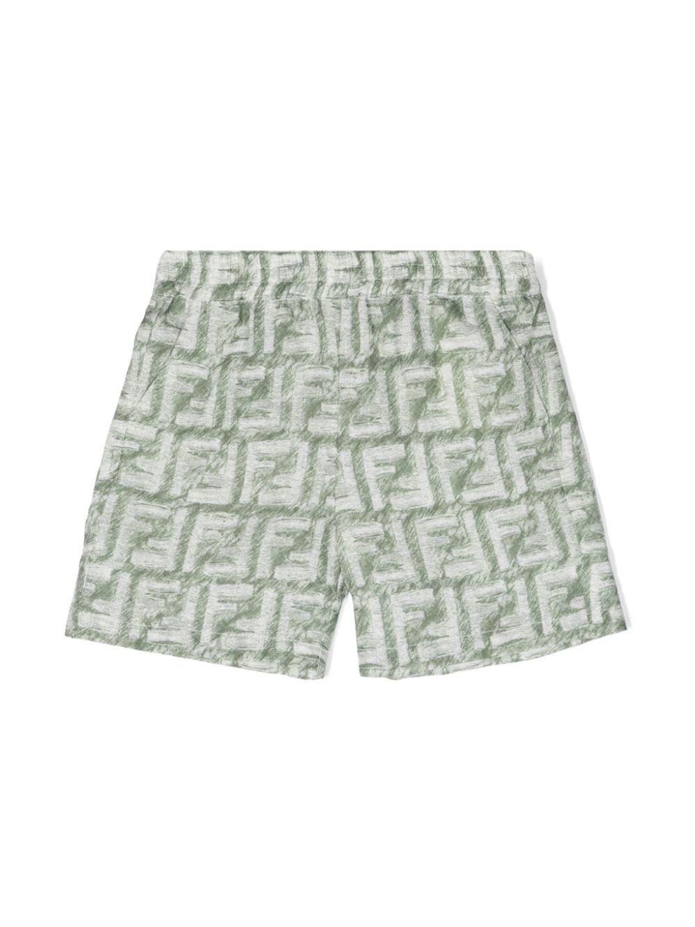 Short con stampa FF all - over - Rubino Kids