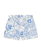 Shorts a fiori - Rubino Kids