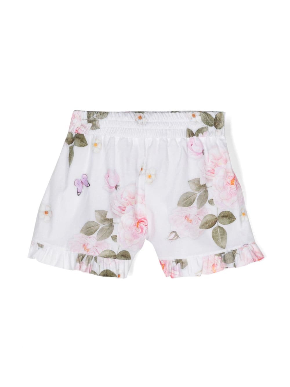 Shorts a fiori - Rubino Kids