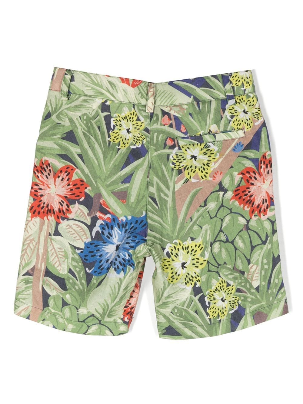 Shorts a fiori - Rubino Kids