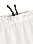 Shorts Adeen per bambino Molo bianchi con bordo a contrasto - Rubino Kids