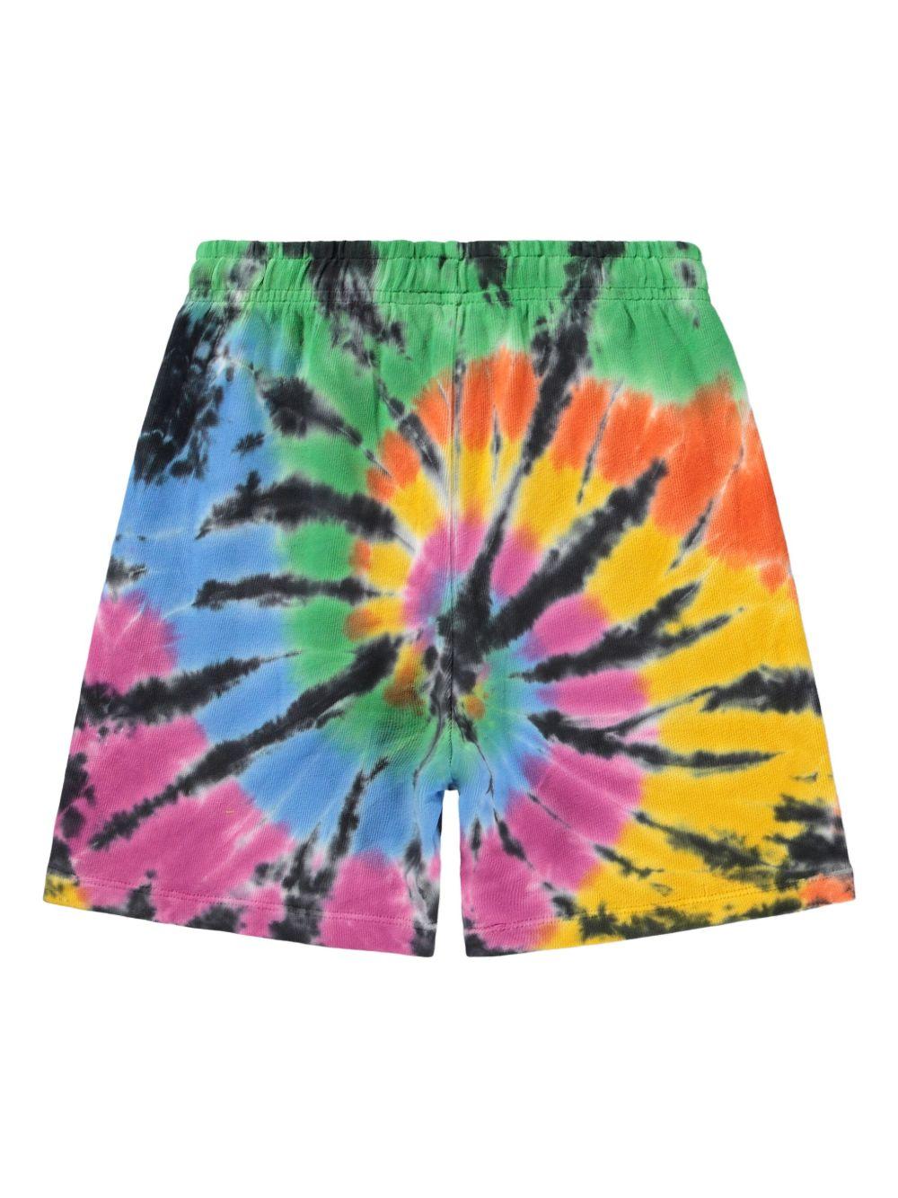 Shorts Amil per bambina Molo multicolore con fantasia tie - dye - Rubino Kids